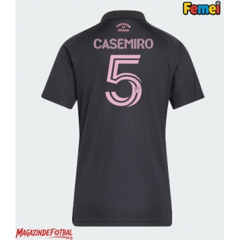 Inter Miami Casemiro #5 Tricou Fotbal Replică 2026-27 Femei Deplasare